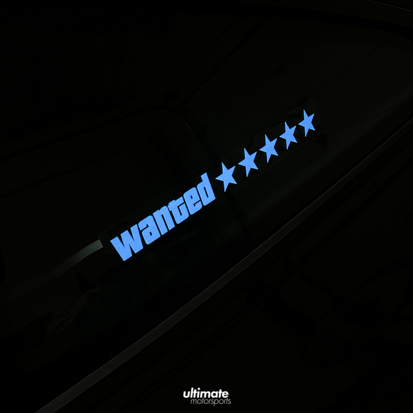 Wanted LED Sticker – ultimatemotorsports