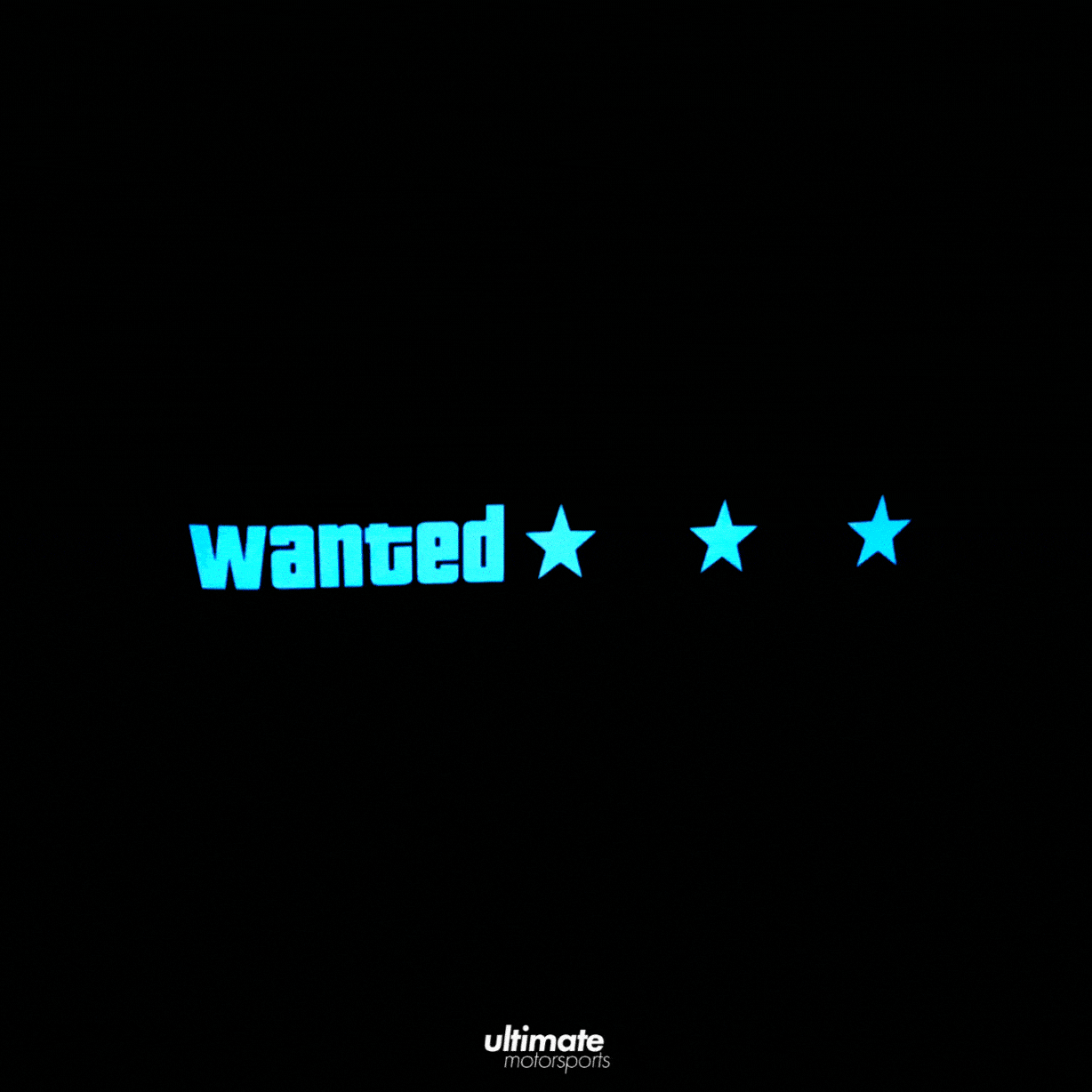Wanted LED Sticker – ultimatemotorsports
