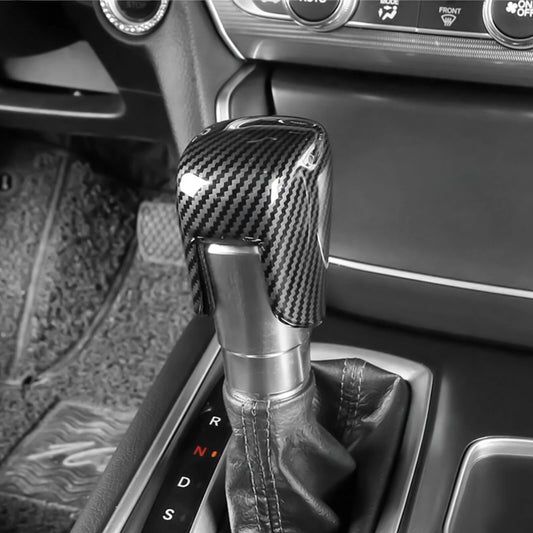 Carbon Fiber Style Gear Shift Knob Cover [for Honda Civic & Accord]