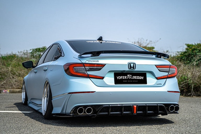 Glossy black trunk spoiler for 2018-2022 Honda Accord (1)
