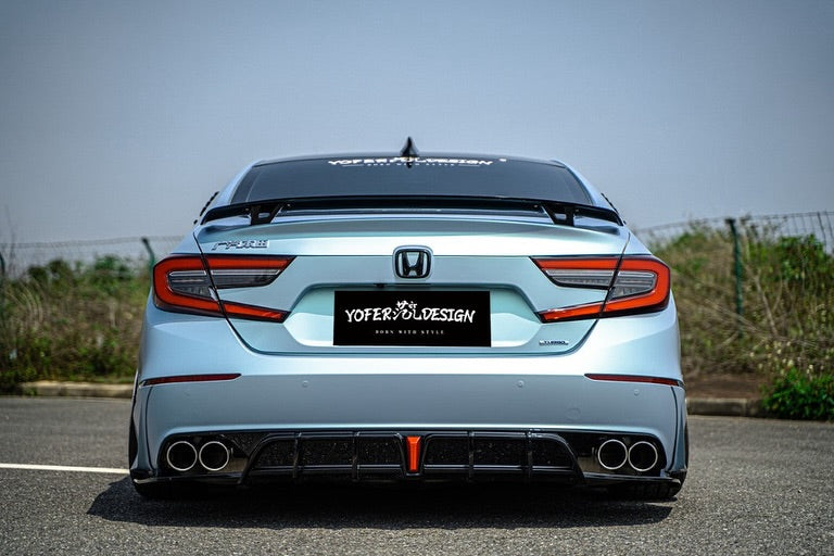 Glossy black trunk spoiler for 2018-2022 Honda Accord (3)