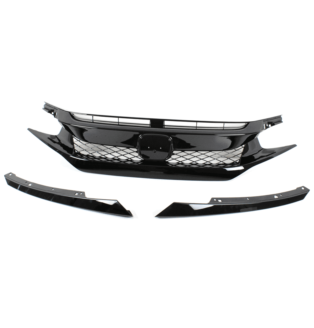 Type R Style Grill For 2016-2021 Honda Civic