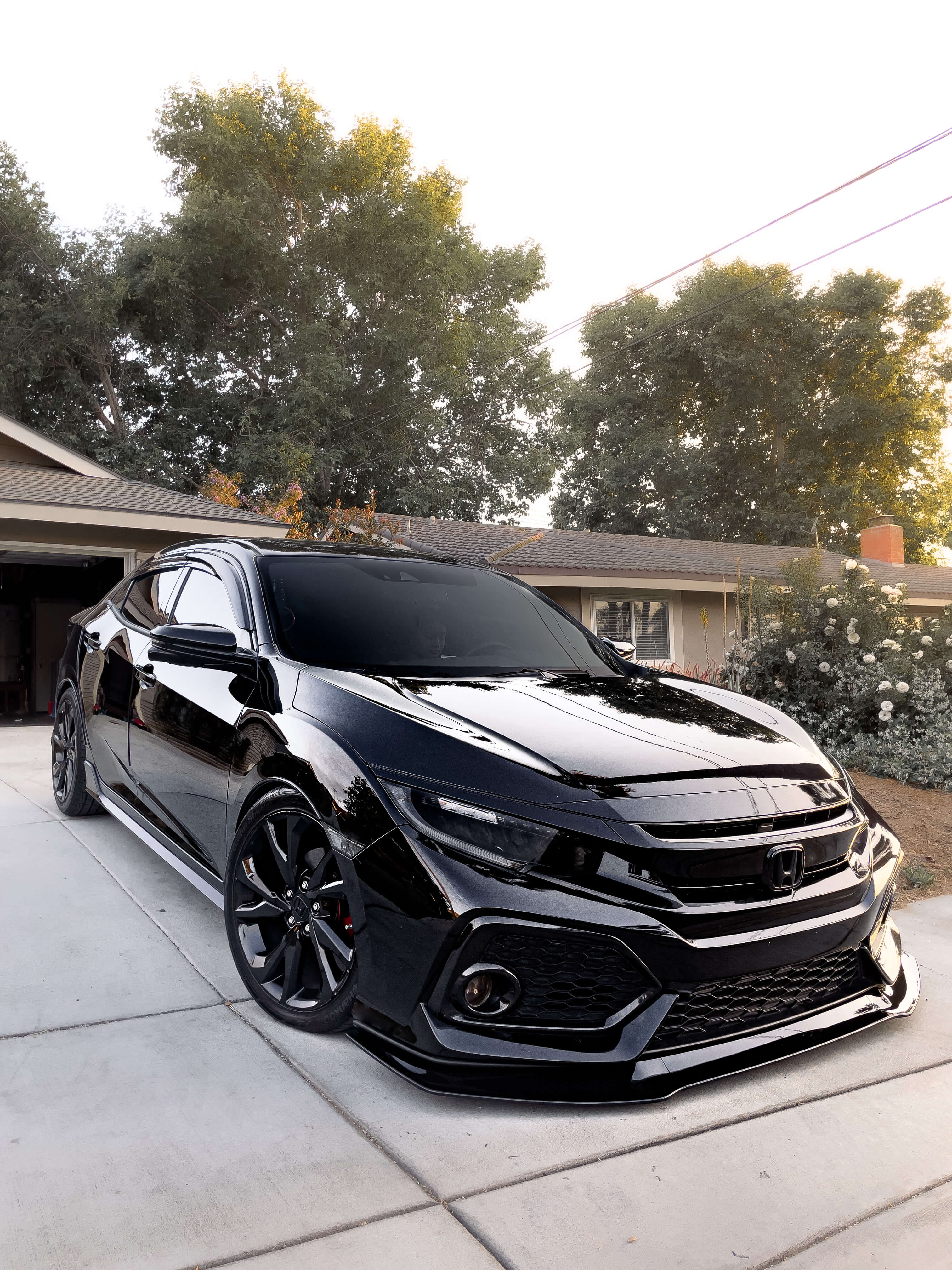 Fk7 Modified UMS Front Bumper 3pc Lip for 2016+ Honda Civic Si/FK7 Hatch ...