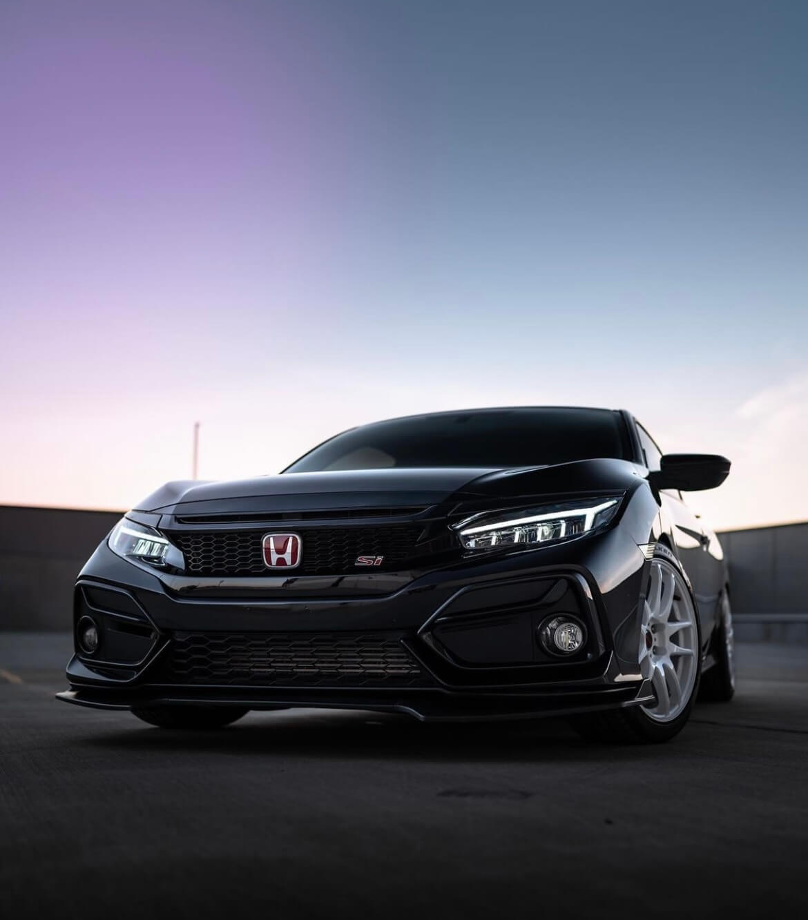 3Pc Type-R Style Lip for 2016-2021 Honda Civic